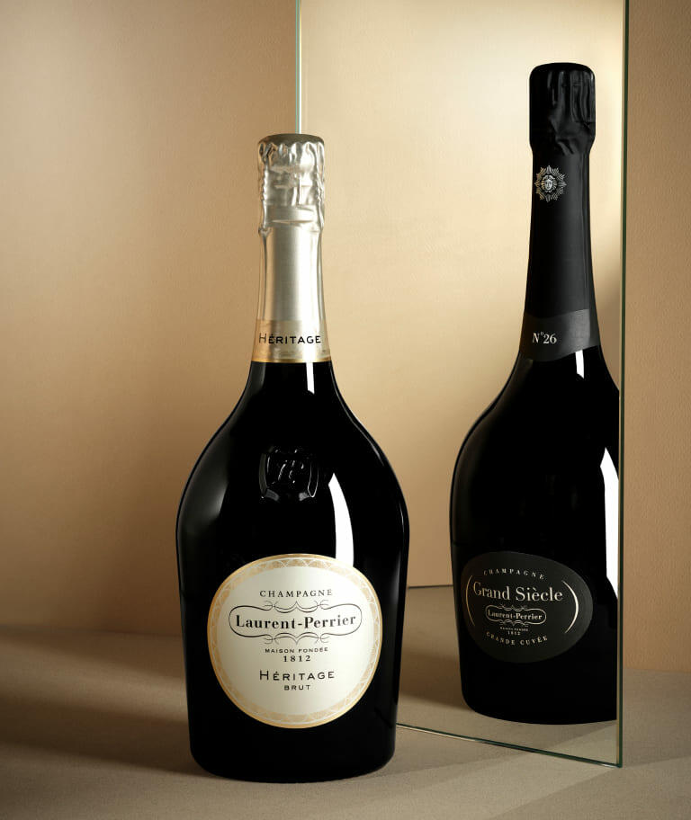 Réalisation pour Laurent Perrier - Rapport annuel print et digital